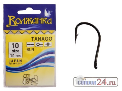 Крючки Волжанка Tanago, уп. 100 шт.
